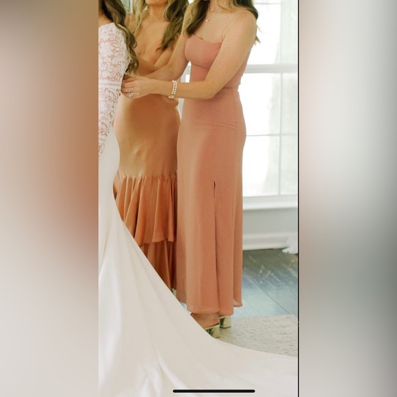 REFORMATION Ingrid Dress in Praline - Picture 2 of 6